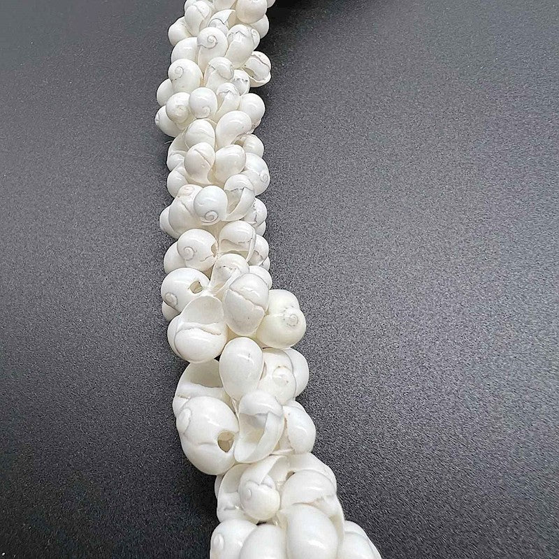 Pikake Shell Lei - White