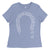 Wahine Lei Melia Short Sleeve T-Shirt - Lavender Blue