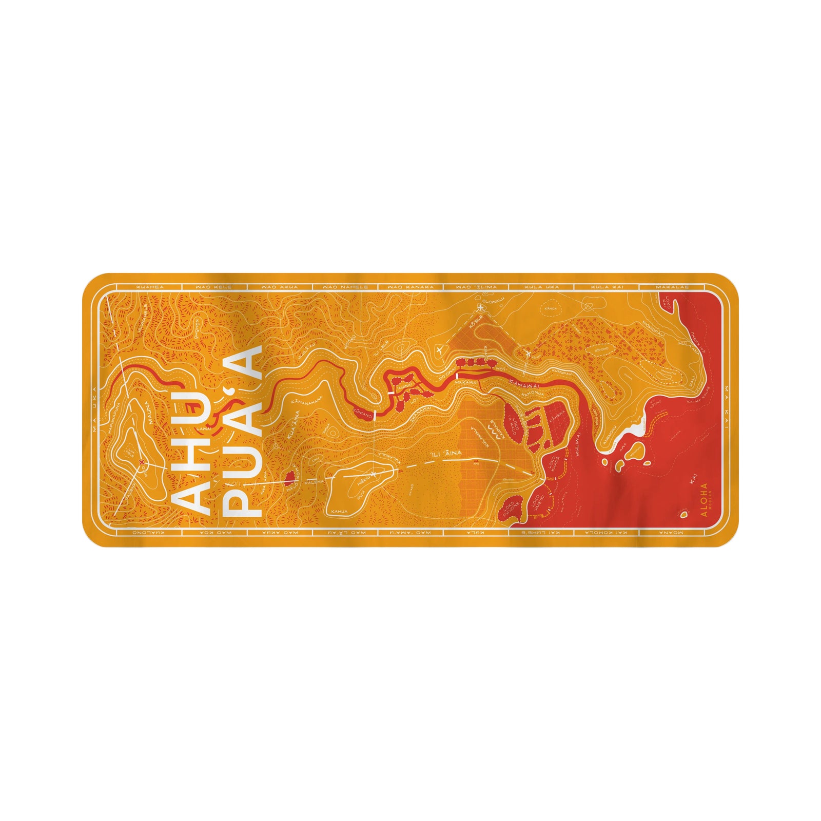 Hawai'i Ahupua'a Microfiber Beach Towel