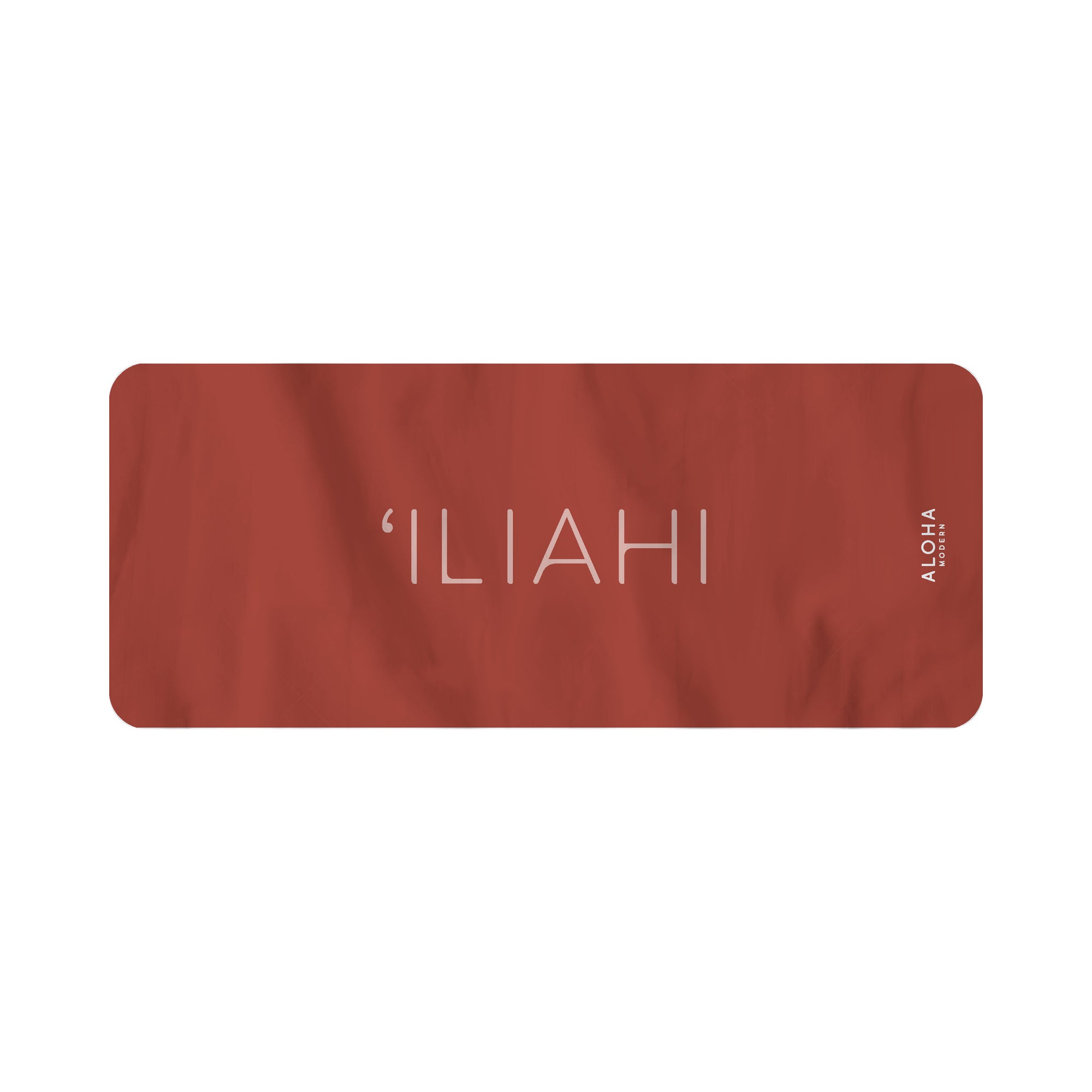 Pop-Up Mākeke - Aloha Modern - Iliahi Microfiber Towel - Back View