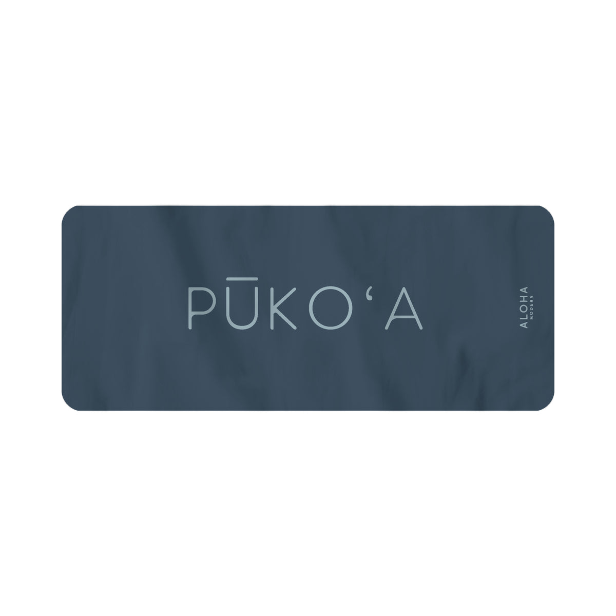 Pop-Up Mākeke - Aloha Modern - Pūkoʻa Microfiber Towel - Back View