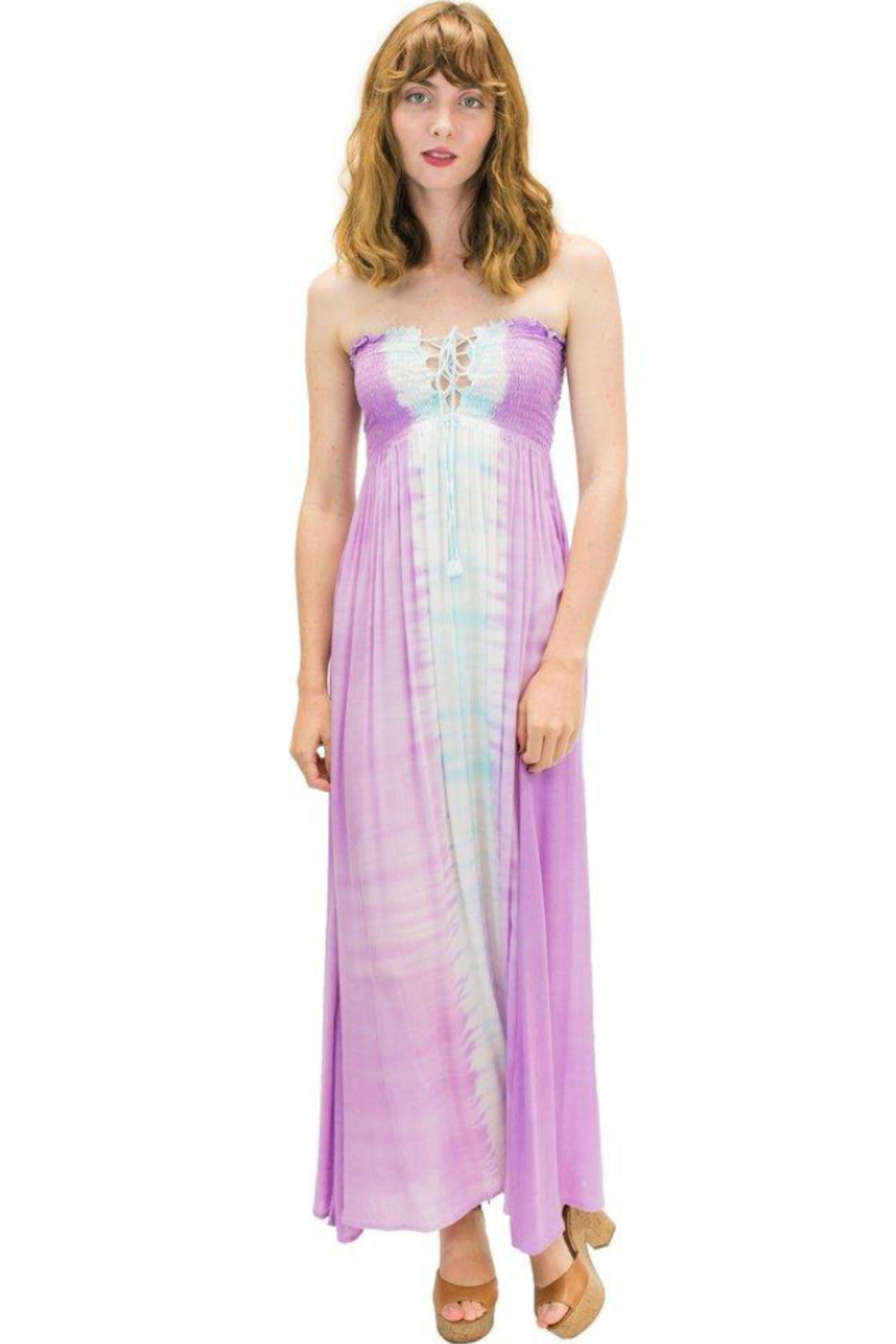 Pop-Up Mākeke - Angels by the Sea Hawaii - Kula Long Dress in Bold - Purple