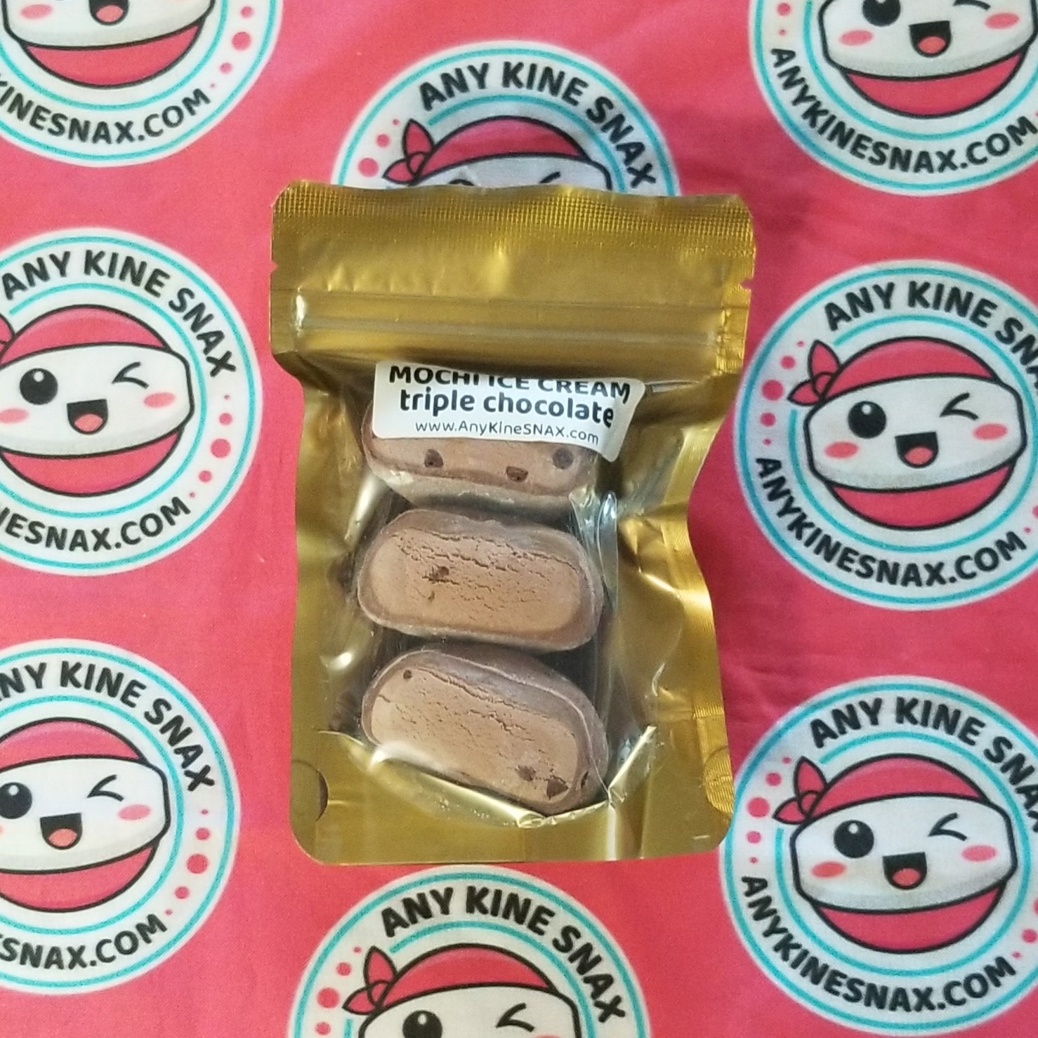 Pop-Up Mākeke - Any Kine Snax - Chocolate Mochi Freeze Dried Ice Cream - Packaged