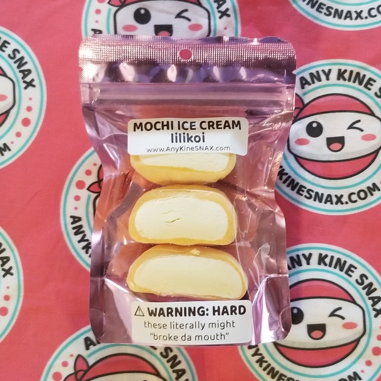 Lilikoi Mochi Freeze Dried Ice Cream | Pop-Up Mākeke - The Mākeke