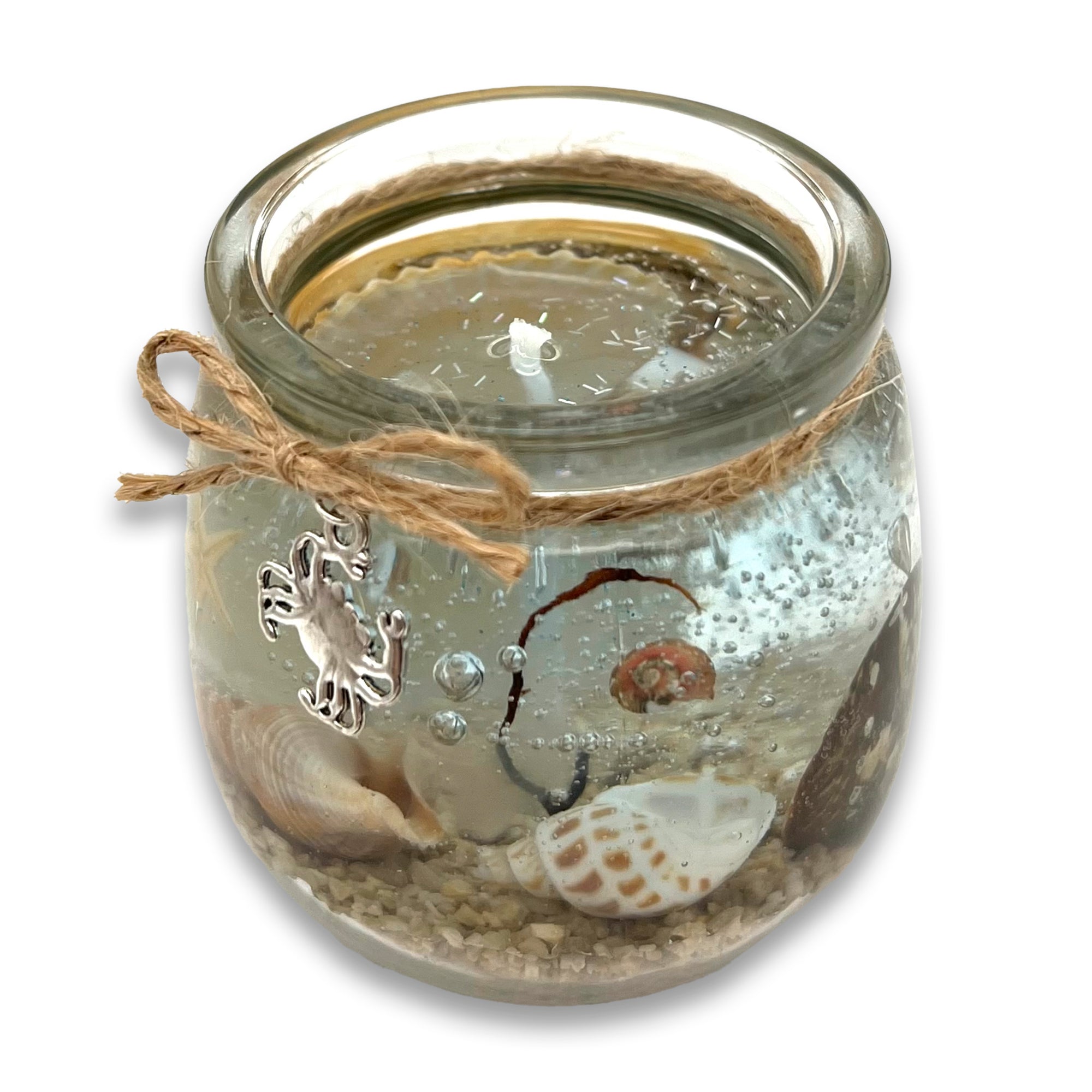 Pop-Up Mākeke - Aroma by K, LLC - Ocean Therapy Mini Candle - Top View