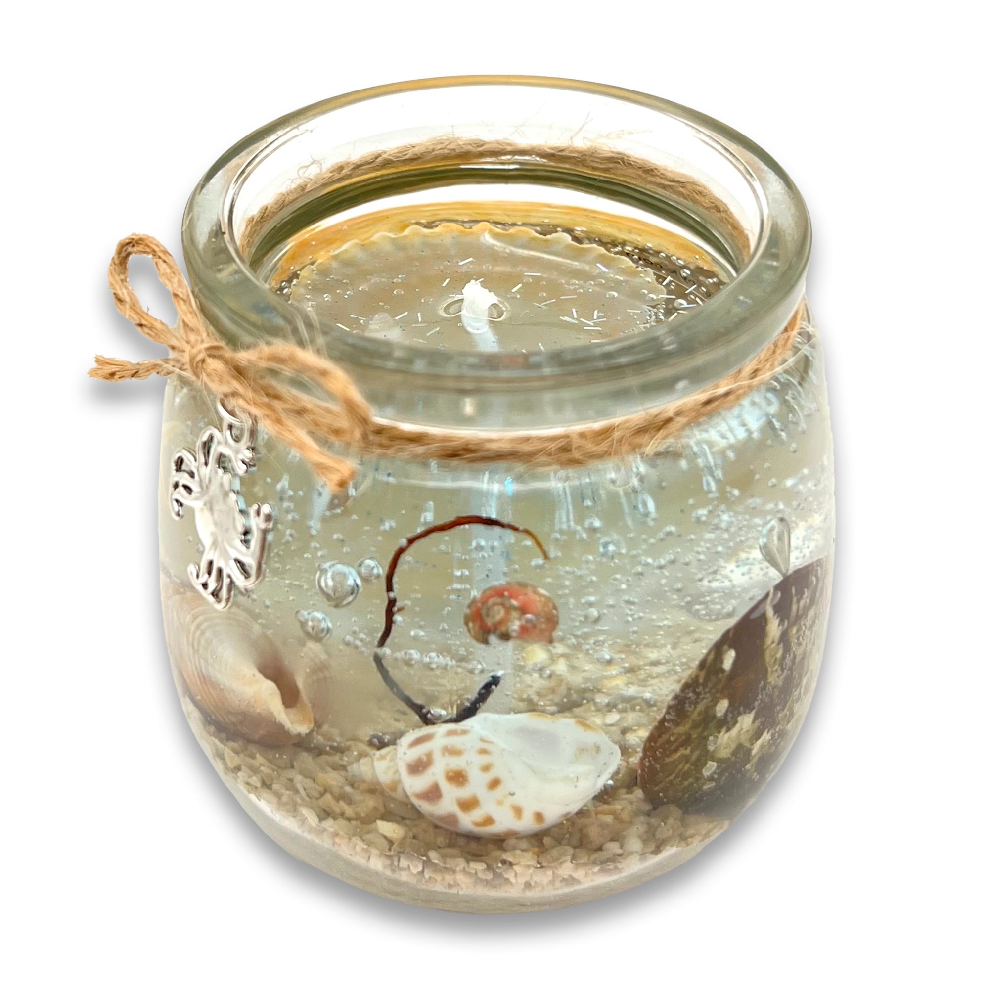 Pop-Up Mākeke - Aroma by K, LLC - Ocean Therapy Mini Candle - Top View