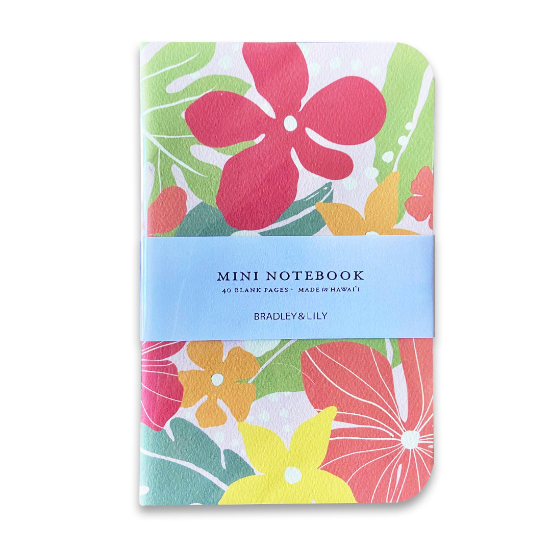 Pop-Up Mākeke - Bradley &amp; Lily - Garden Mini Notebook - Front View