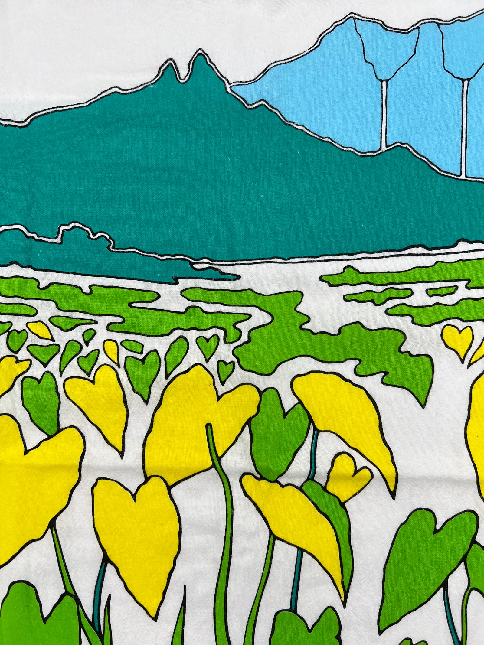 Pop-Up Mākeke - Cultivate Hawai'i -  Kalo Tea Towel - Design