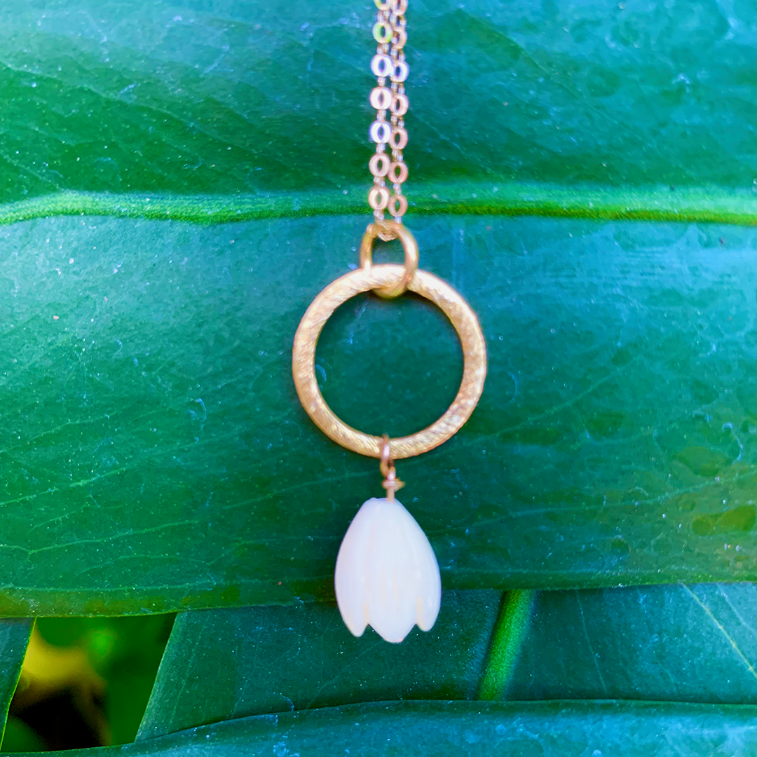 Pop-Up Mākeke - Debby Sato Designs - Pīkake Eternity Vermeil Necklace