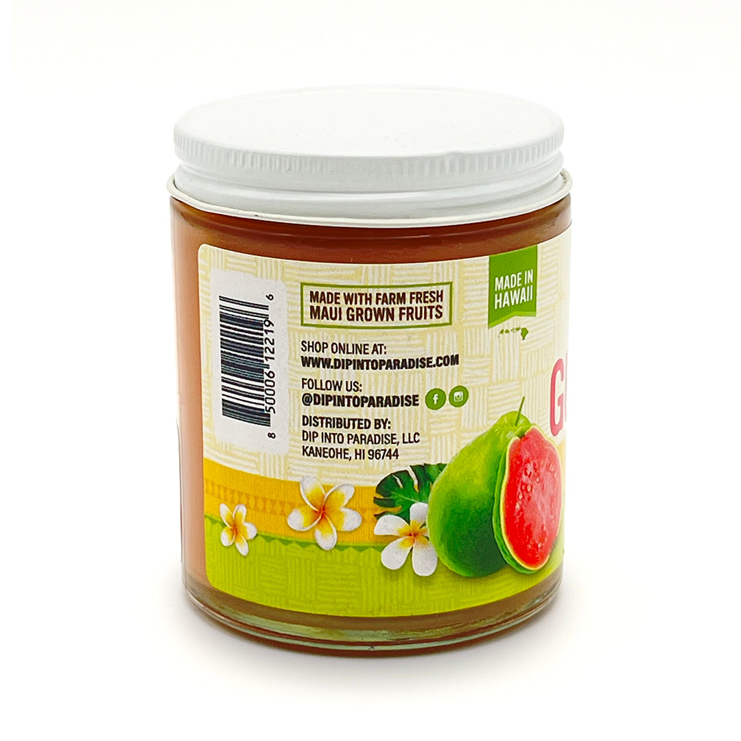 Pop-Up Mākeke - Dip Into Paradise - Guava Butter - Side View