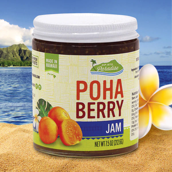 Pop-Up Mākeke - Dip Into Paradise - Poha Berry Jam - Front View