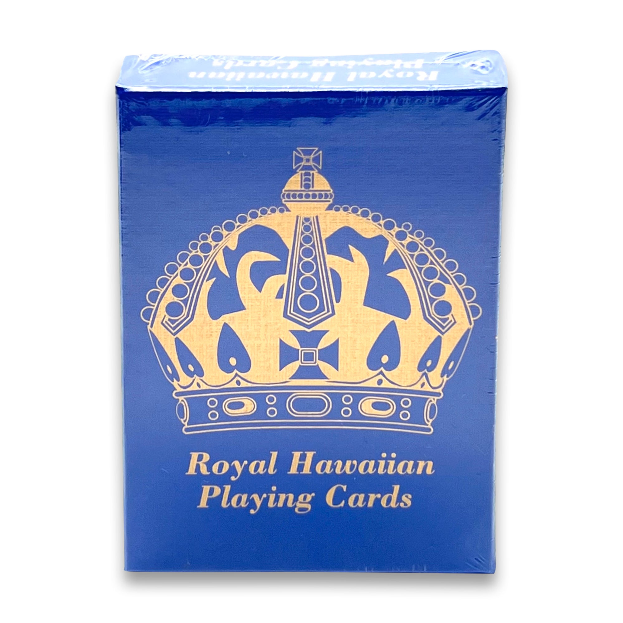 Pop-Up Mākeke - Friends of Iolani Palace - Royal Hawaiian Blue Playing Cards - Front View