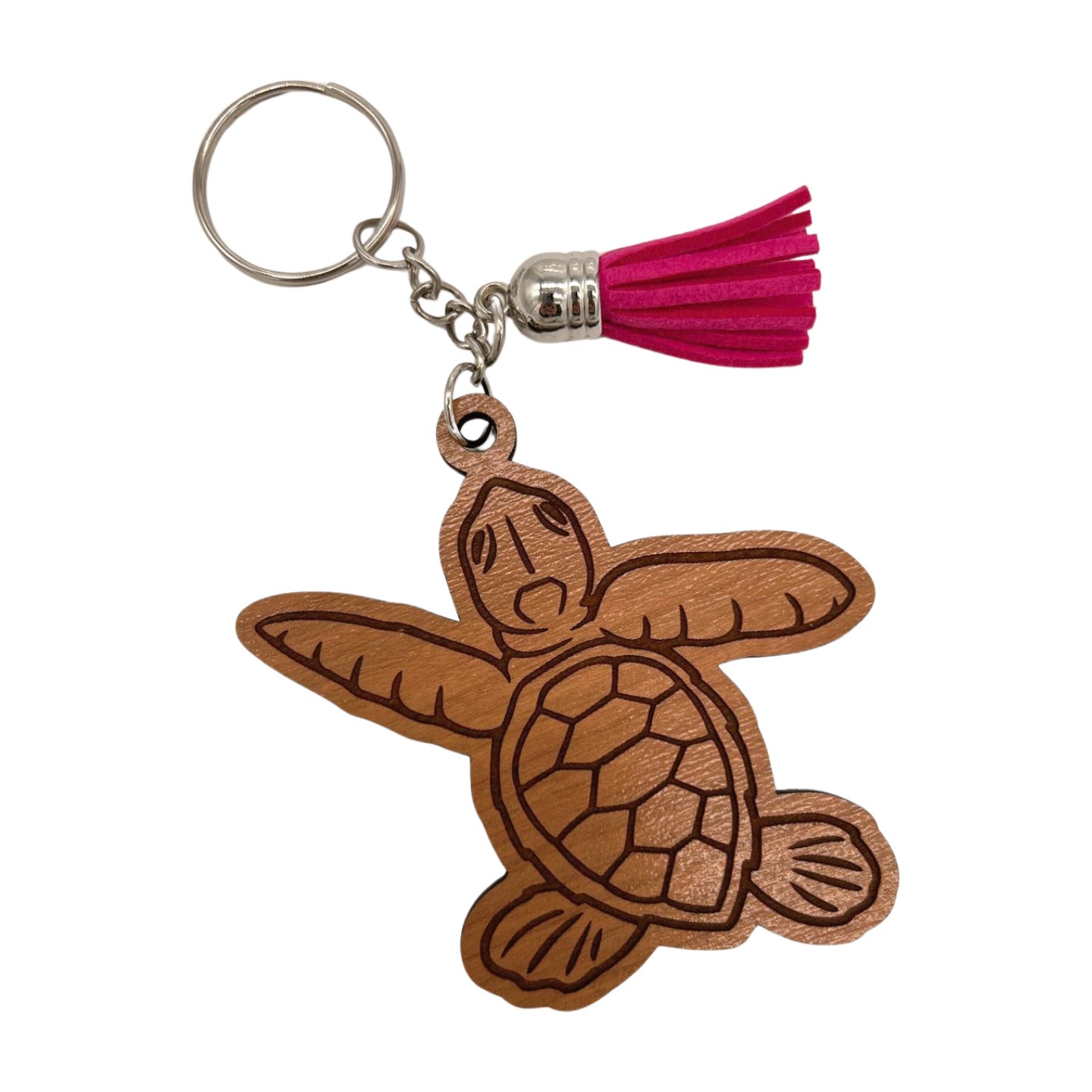 Pop-Up Mākeke - HI Darling Shop - Honu Keychain - Front View