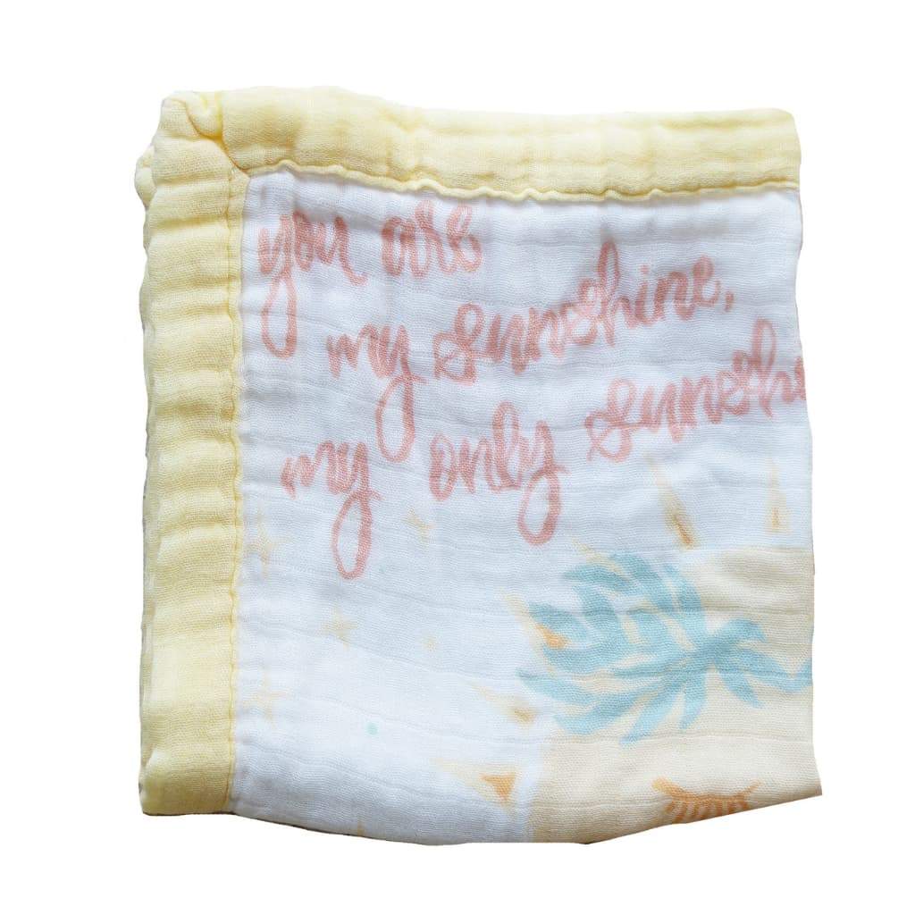 Pop-Up Mākeke - Haku Collective - You Are My Sunshine Security Blanket - Folded