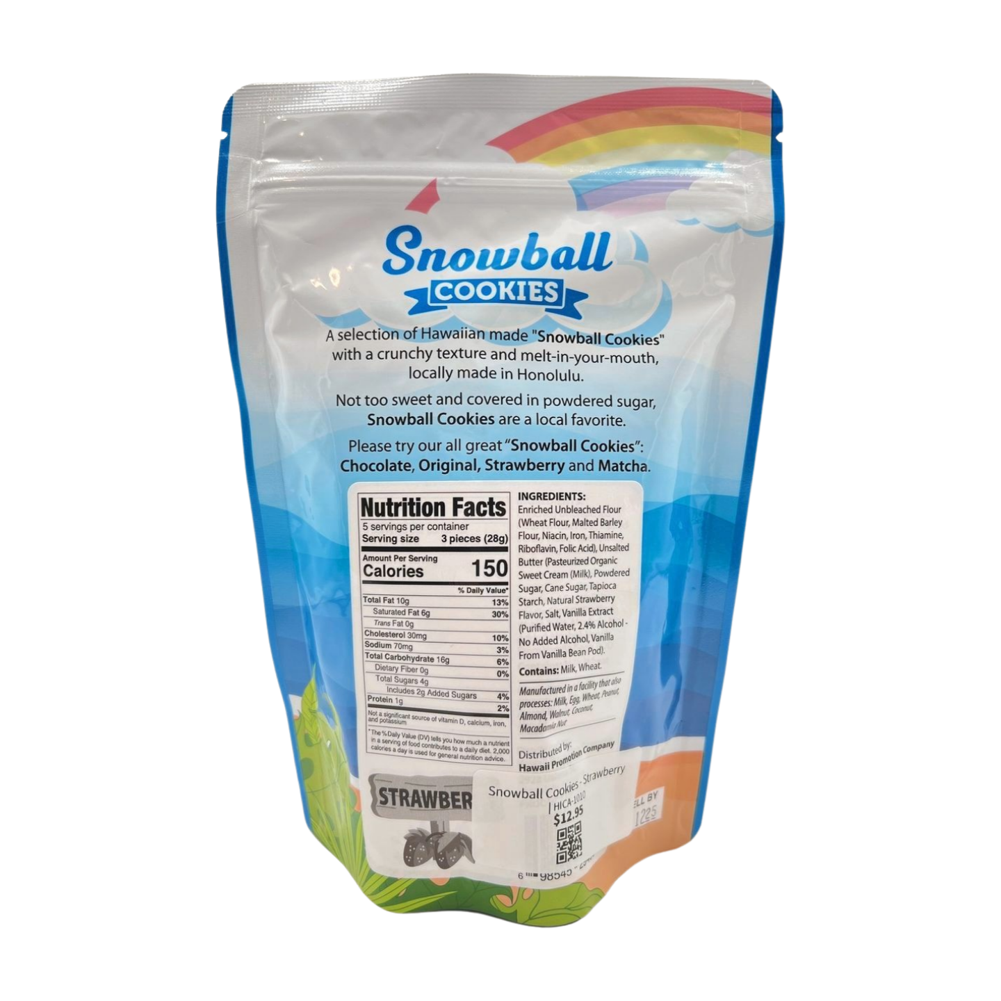 Snowball Cookies - Strawberry