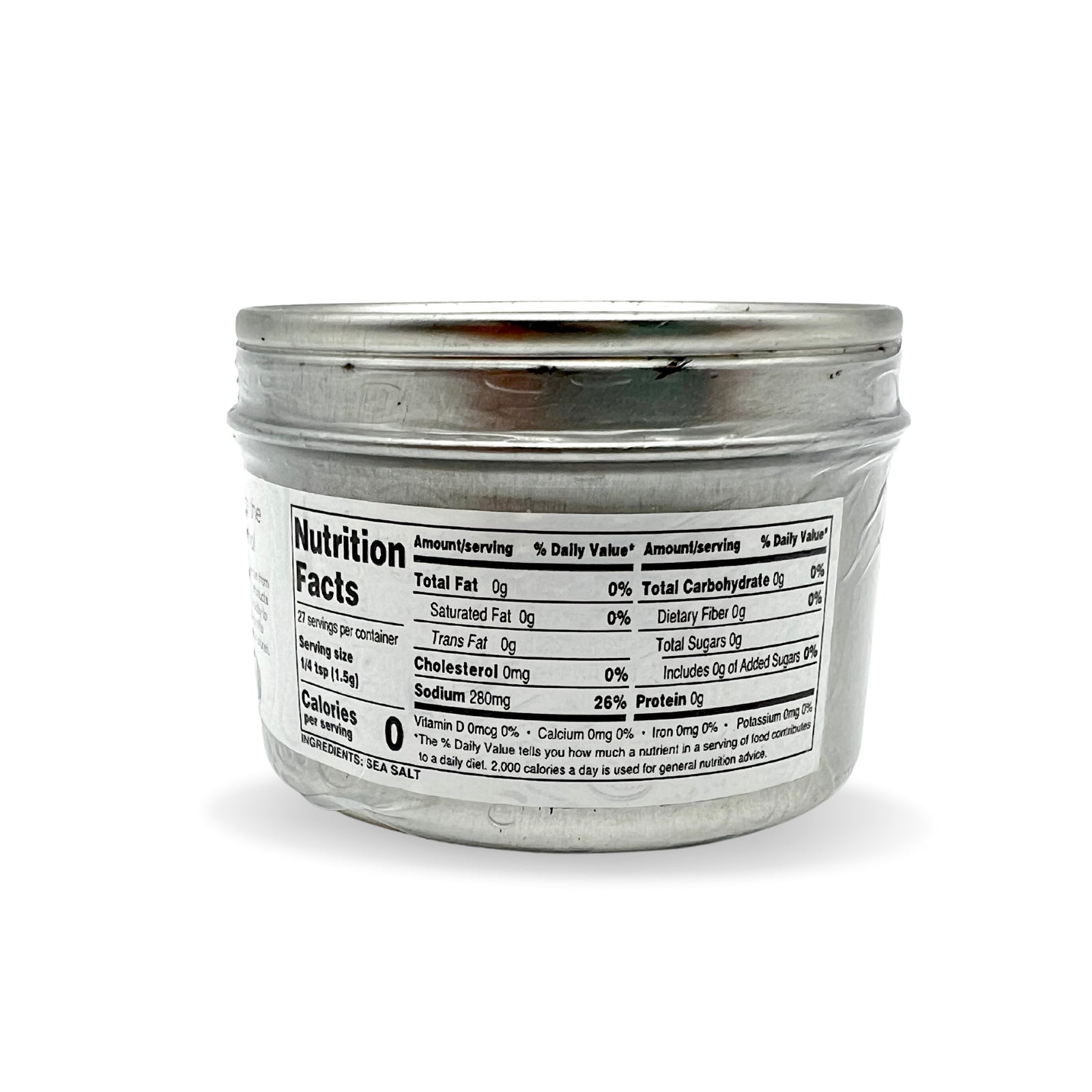 Pop-Up Mākeke - Hawaii Pantry - Fine White Hawaiian Sea Salt - Side View