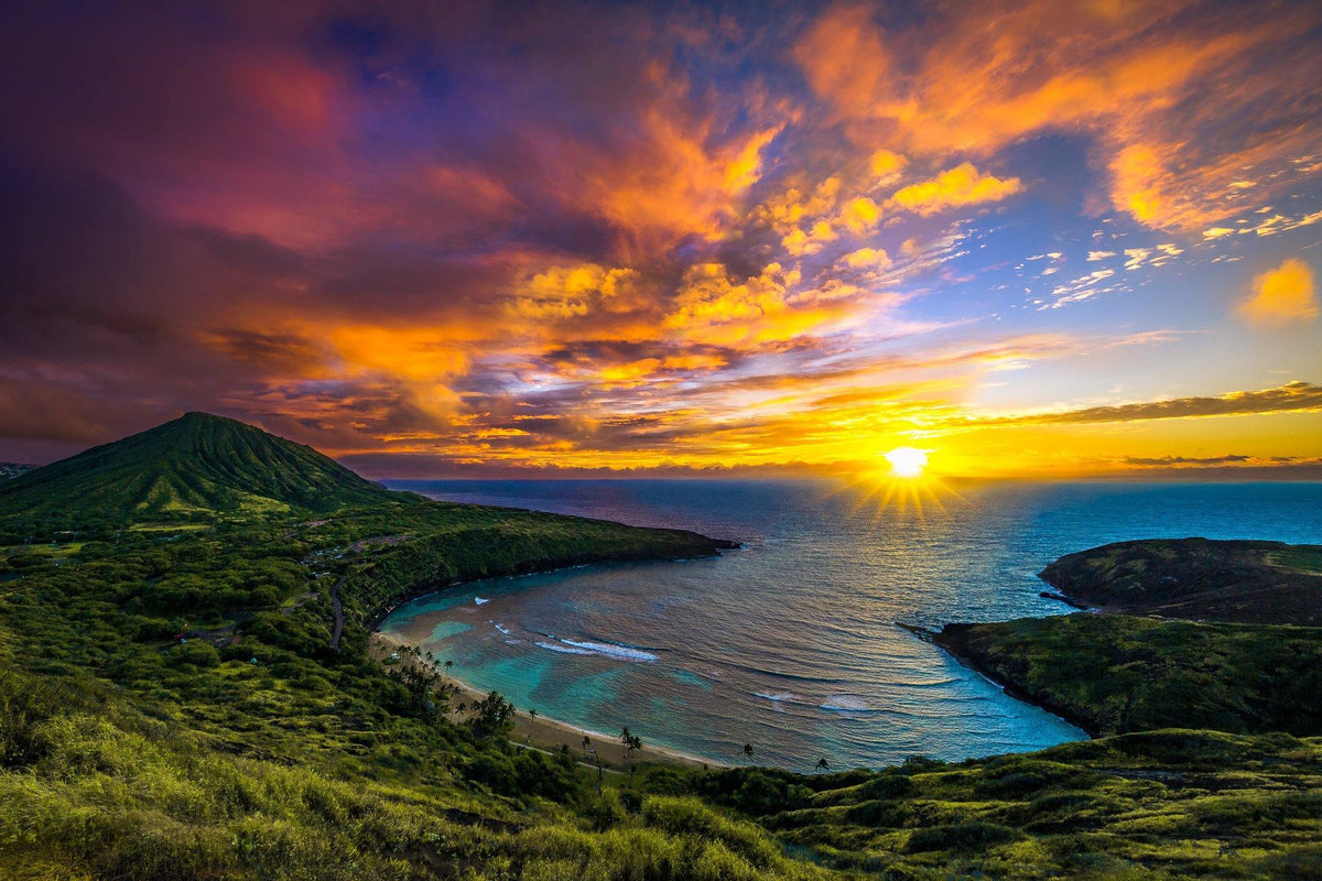 Pop-Up Mākeke - Hawaii Premier Puzzles - Hanauma Bay -  Oahu, Hawaii 1000-Piece Puzzle