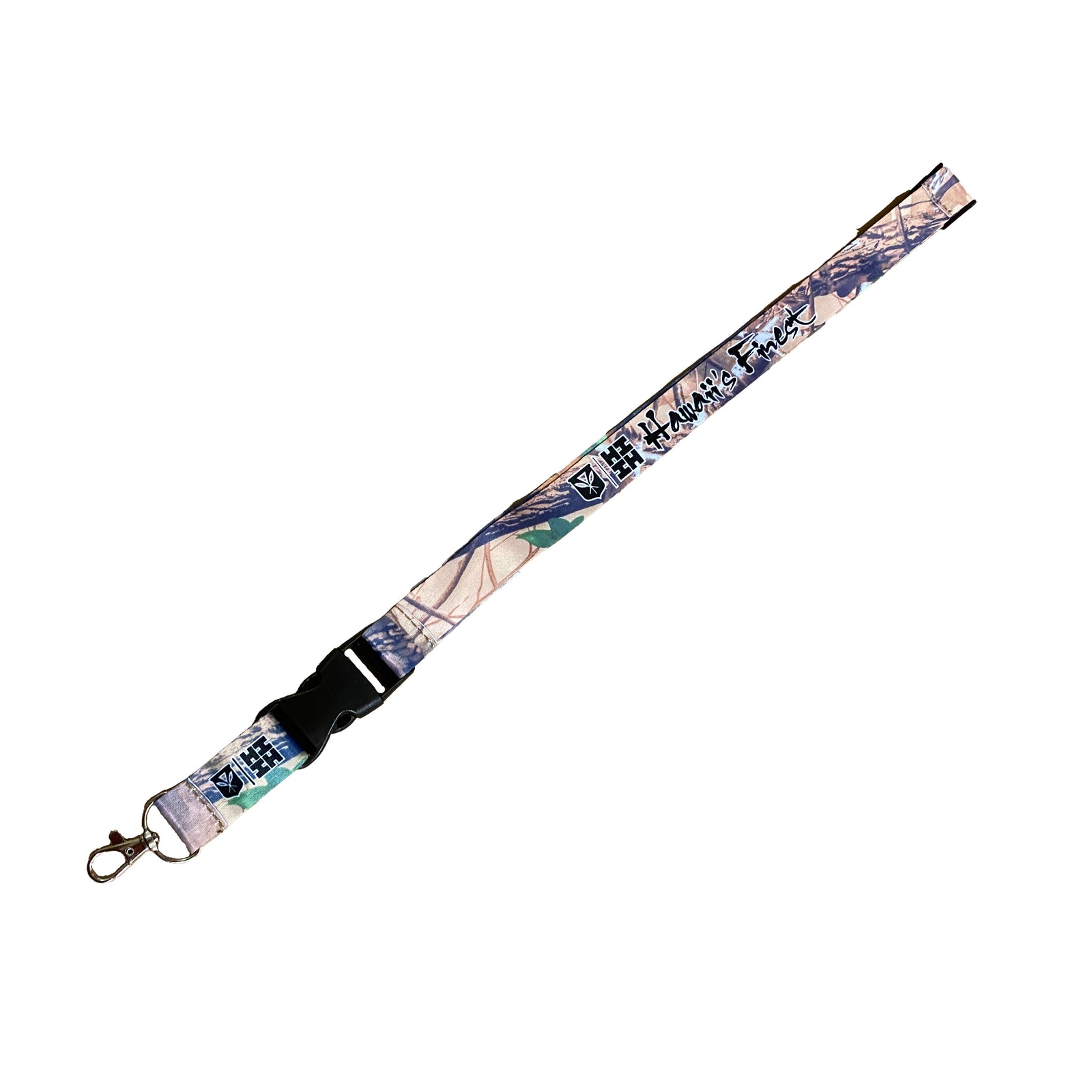 Pop-Up Mākeke - Hawaii's Finest - Camo Hunter Script Neck Lanyard