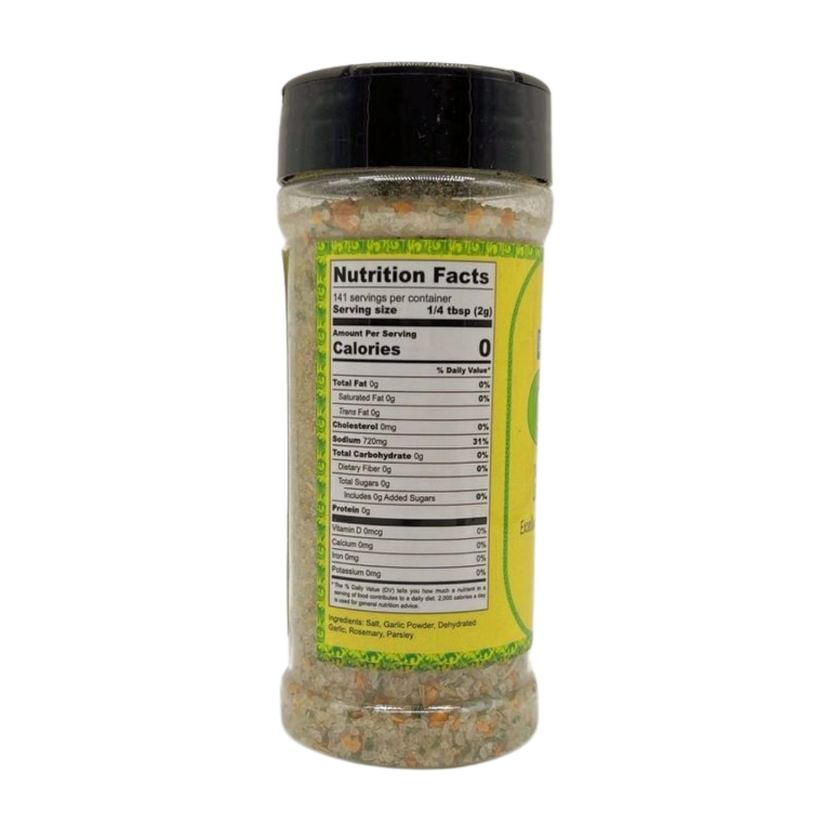 Pop-Up Mākeke - Hawaiian Style Kitchen - Garlic Hawaiian Salt - Large - Nutrition Facts