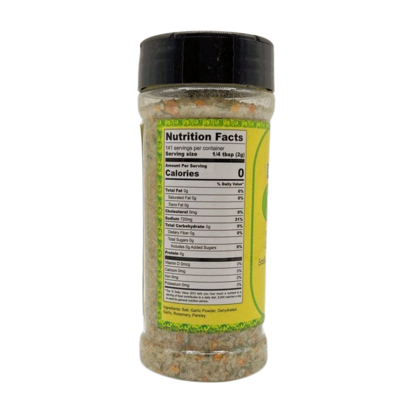 Pop-Up Mākeke - Hawaiian Style Kitchen - Garlic Hawaiian Salt - Large - Nutrition Facts