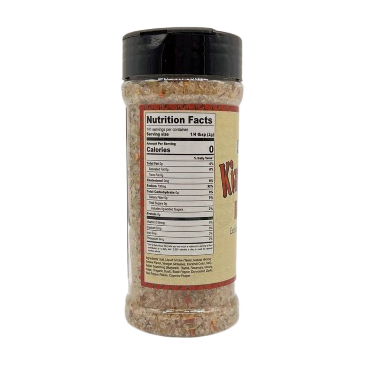 Pop-Up Mākeke - Hawaiian Style Kitchen - Kiawe Smoked Hawaiian Salt - Large - Nutrition Facts