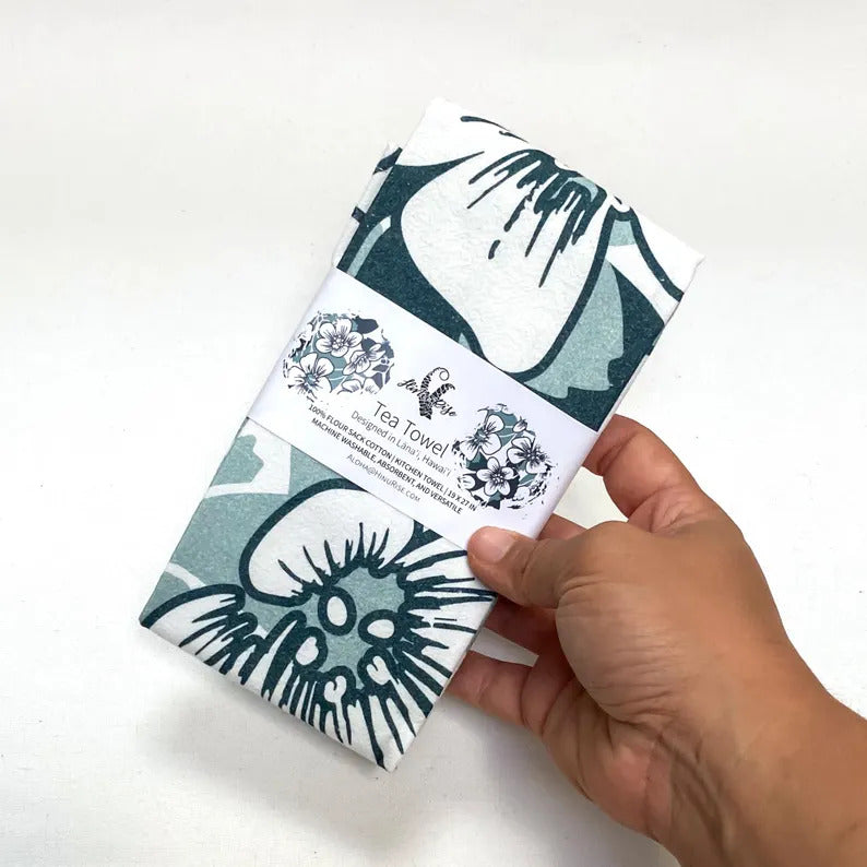 Multipurpose Tea Towel - Nohoanu Flower