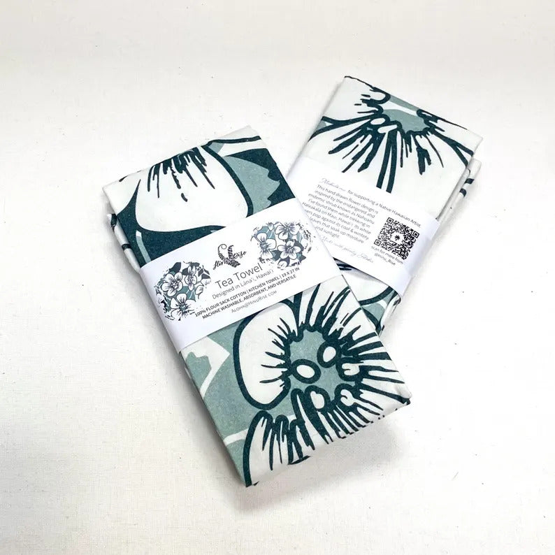 Multipurpose Tea Towel - Nohoanu Flower