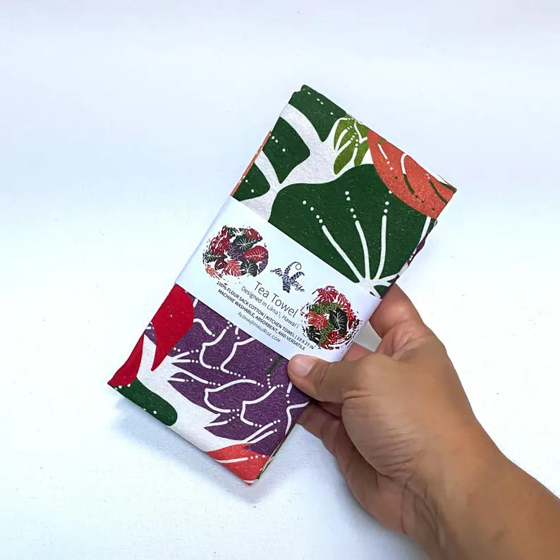 Multipurpose Tea Towel - Tropical Plants