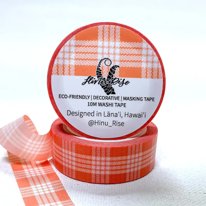 Palaka Washi Tape - Peach Orange