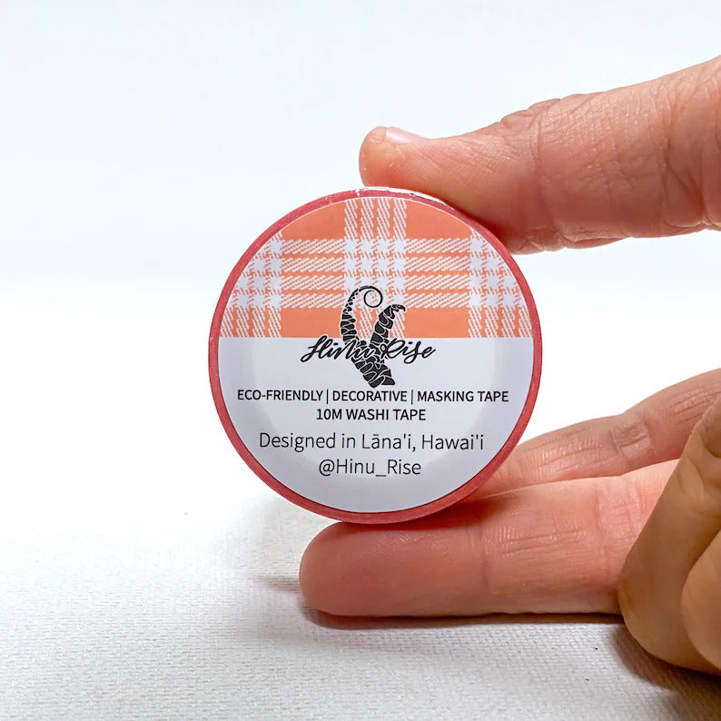 Palaka Washi Tape - Peach Orange