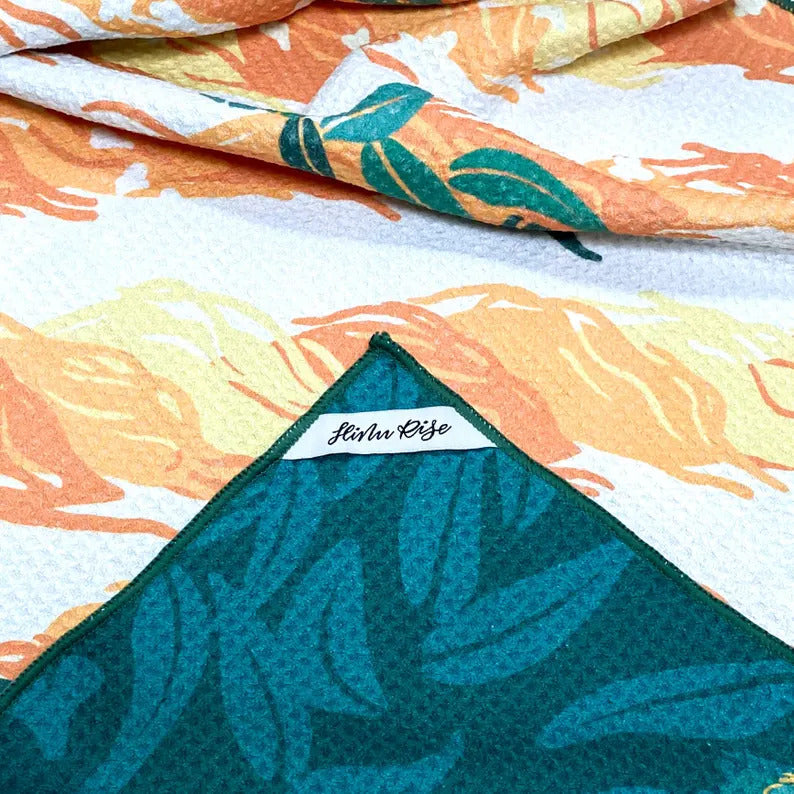 Reversible Hand Towel - Kaunaoa Lei