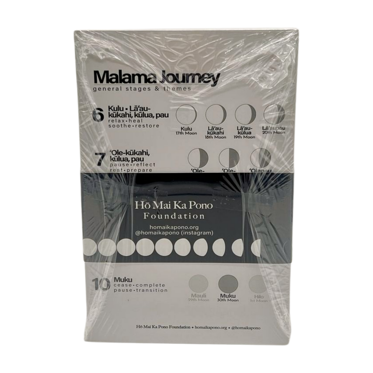 Pop-Up Mākeke - Ho Mai Ka Pono Foundation - Nā Kaulana Mahina Cards - Large - Card Example