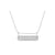 Pop-Up Mākeke - HonuHeart Designs - Peggy Waterfall - Sterling Silver Aloha Bar Necklace