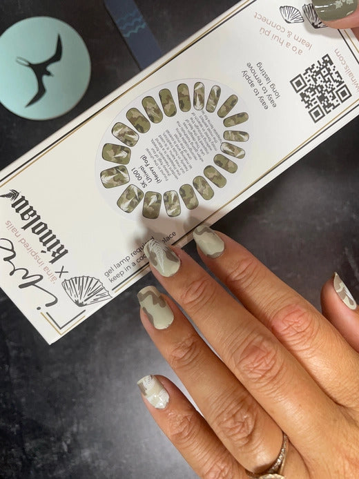 Gel Nail Strips - Kinolau x Iwi Nails: Uhiwai