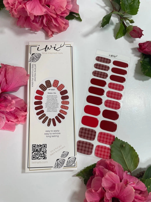 Gel Nail Strips - Palaka Collection: ʻUla