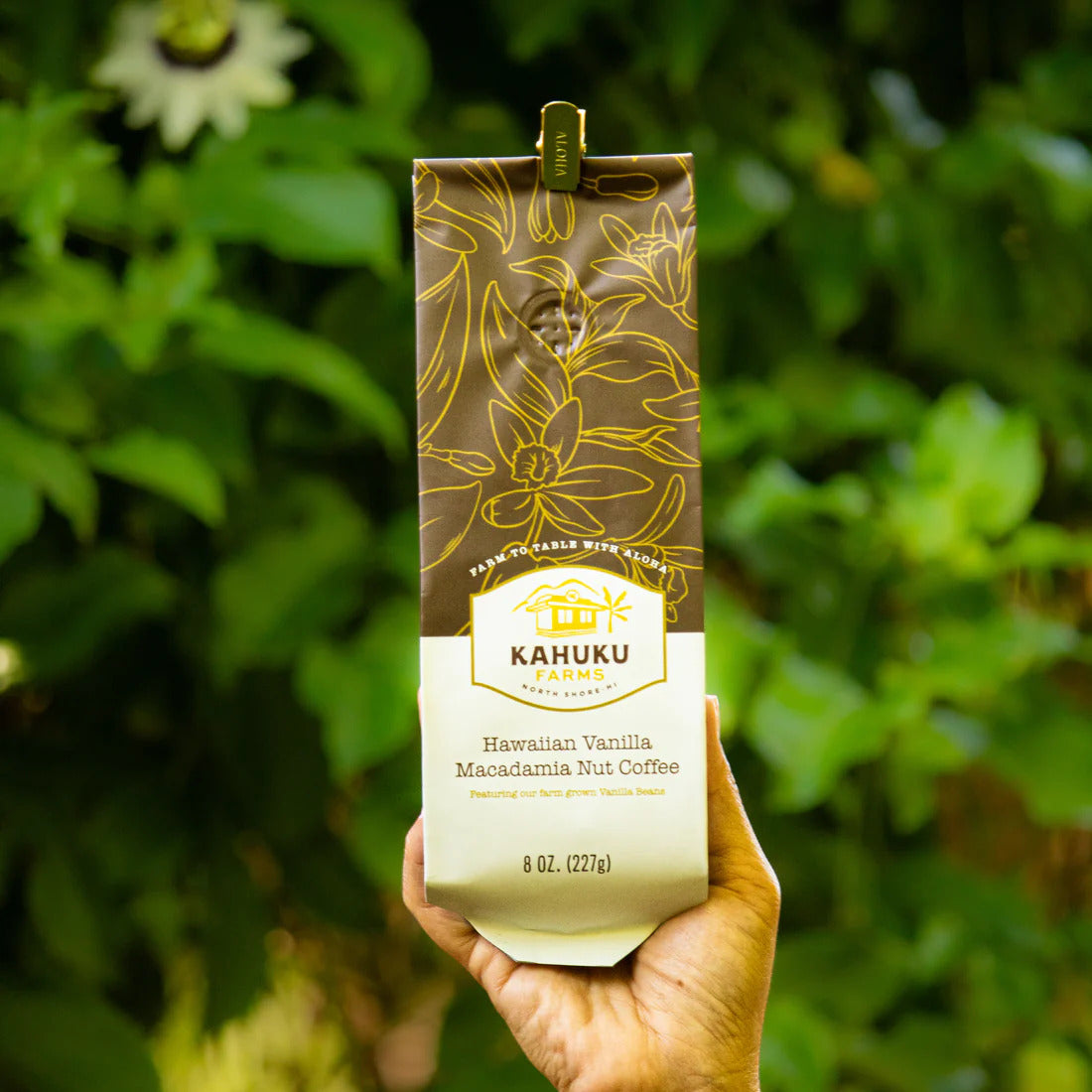 Pop-Up Mākeke - Kahuku Farms - Hawaiian Vanilla Macadamia Nut Coffee