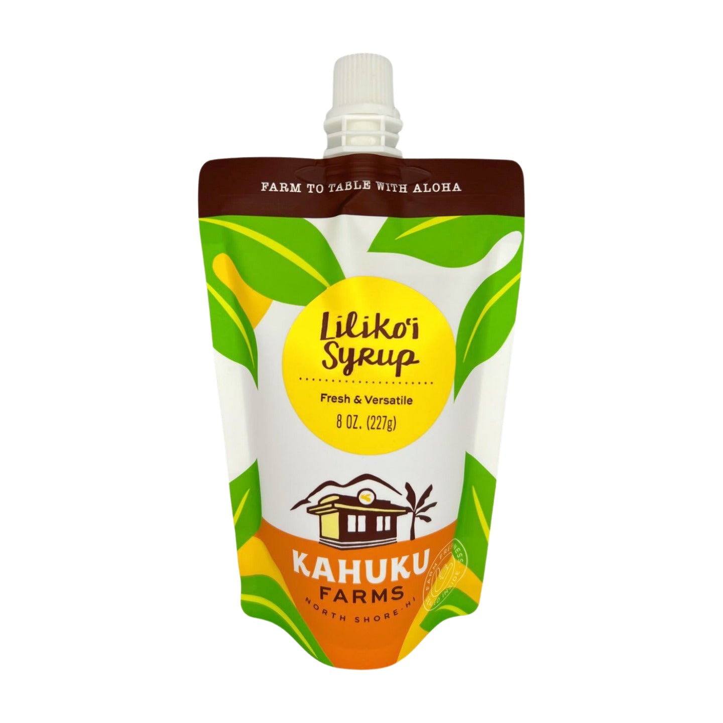 Pop-Up Mākeke - Kahuku Farms - Liliko'i Syrup - Front View