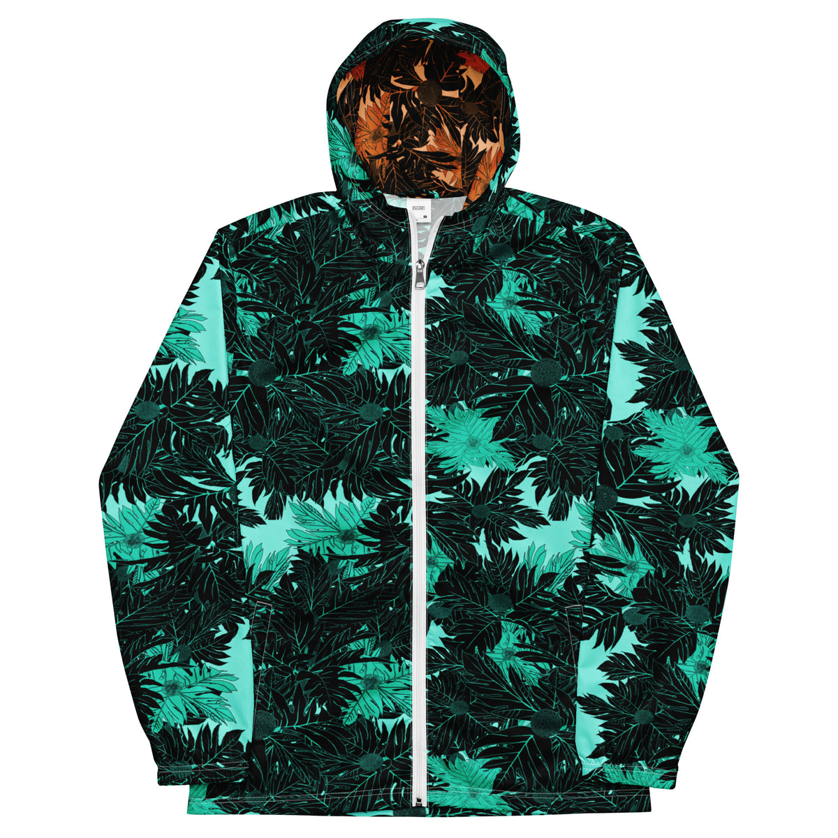 Pop-Up Mākeke - Kailehi - &#39;Ulu Polyester Windbreaker - Closed Front View