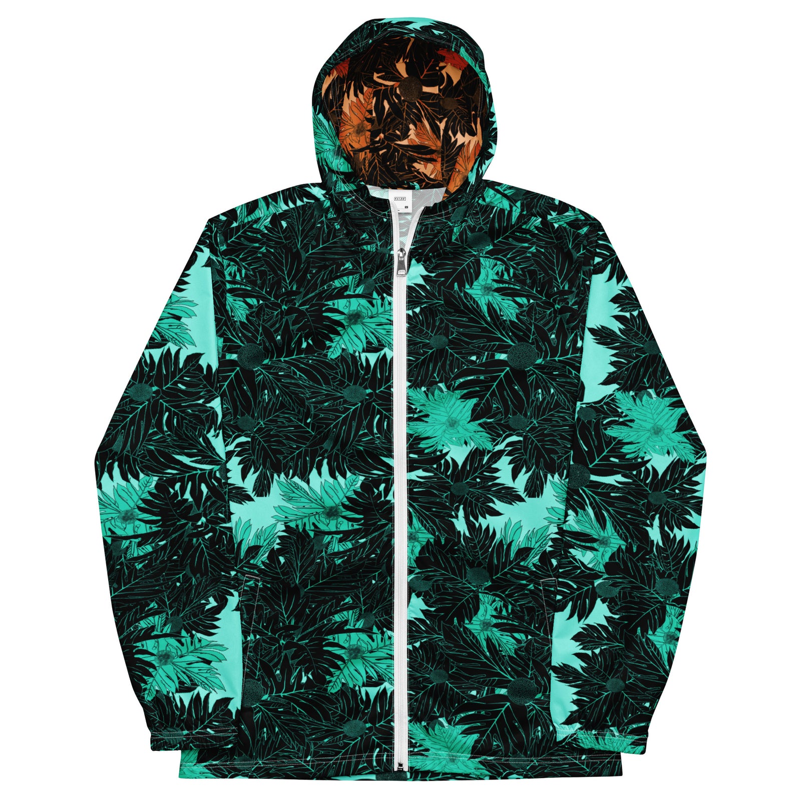 Pop-Up Mākeke - Kailehi - 'Ulu Polyester Windbreaker - Closed Front View