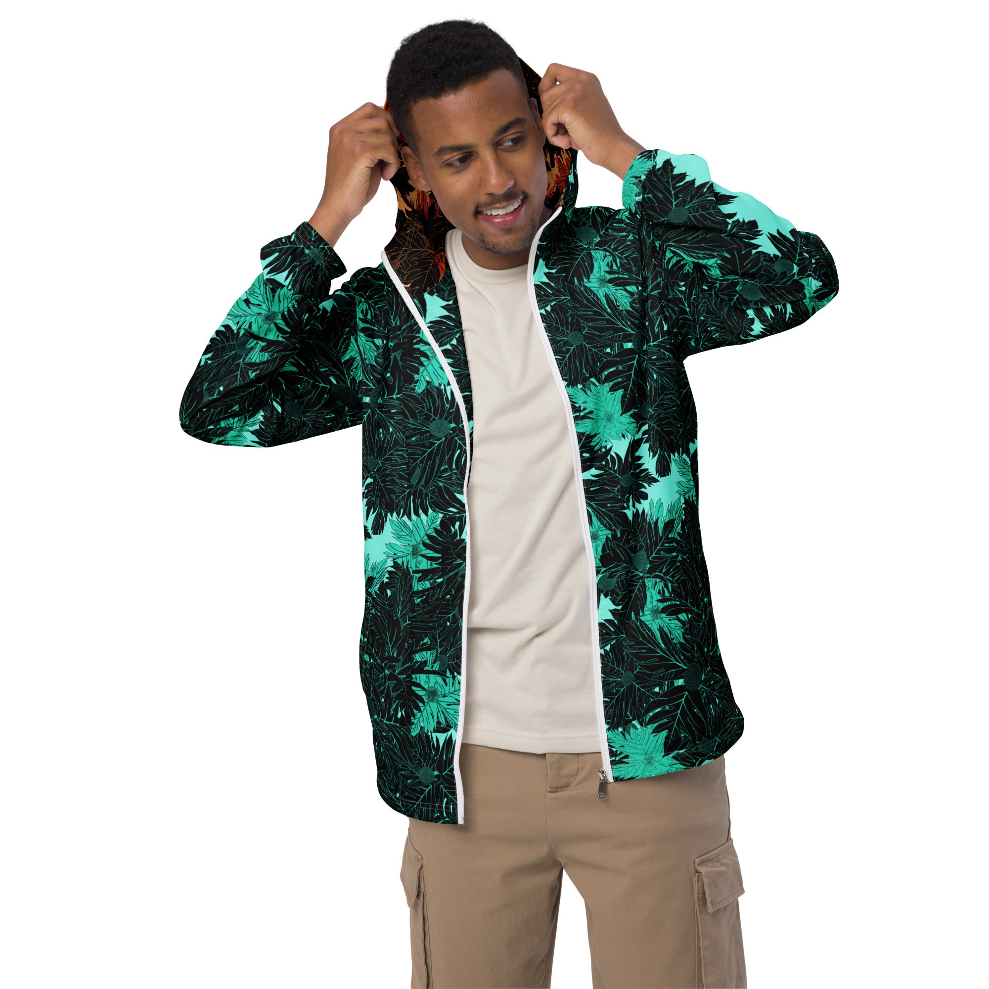 Pop-Up Mākeke - Kailehi - 'Ulu Polyester Windbreaker - Model Front View