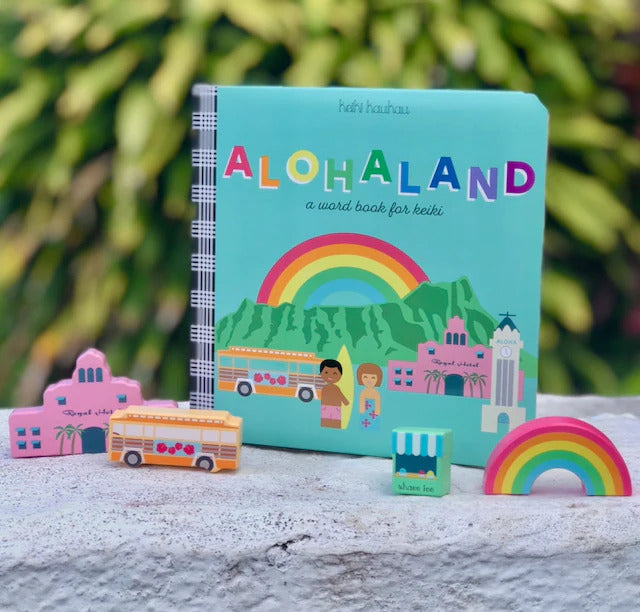 Pop-Up Mākeke - Keiki Kaukau - Alohaland Keiki Word Board Book