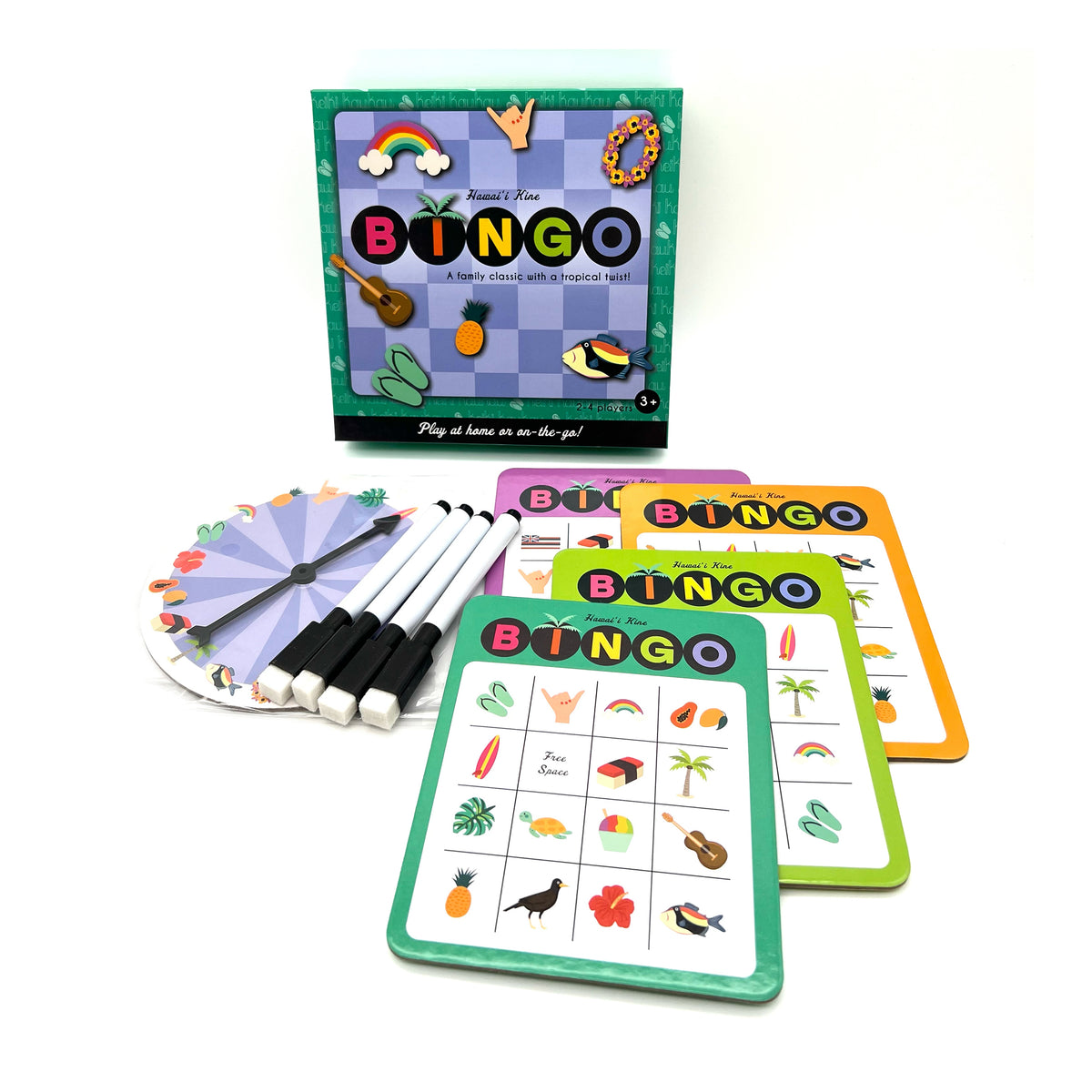 Pop-Up Mākeke - Keiki Kaukau - Hawaiʻi Kine Bingo Game - Unboxed