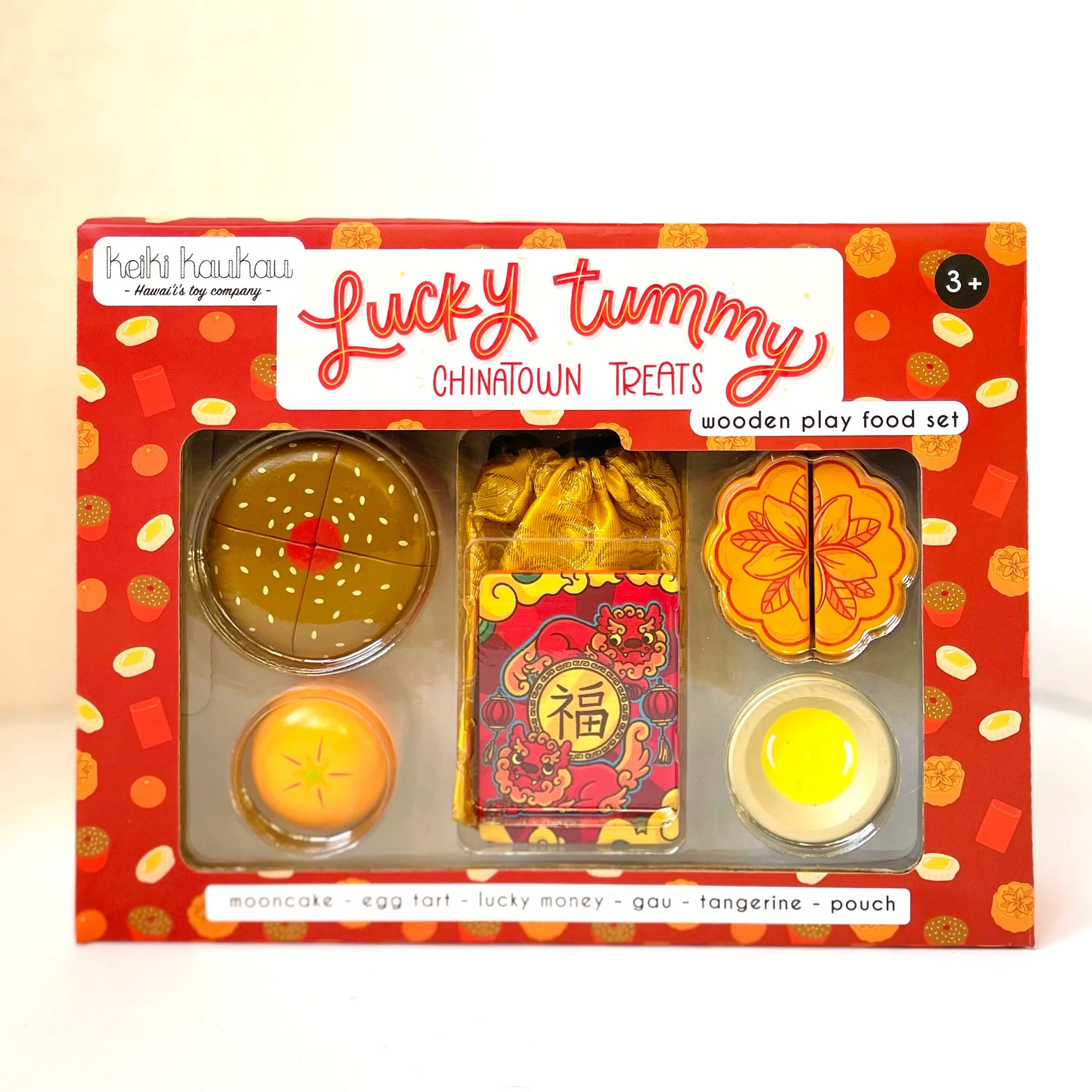 Lucky Tummy Chinatown Treats Wooden Play Food Set