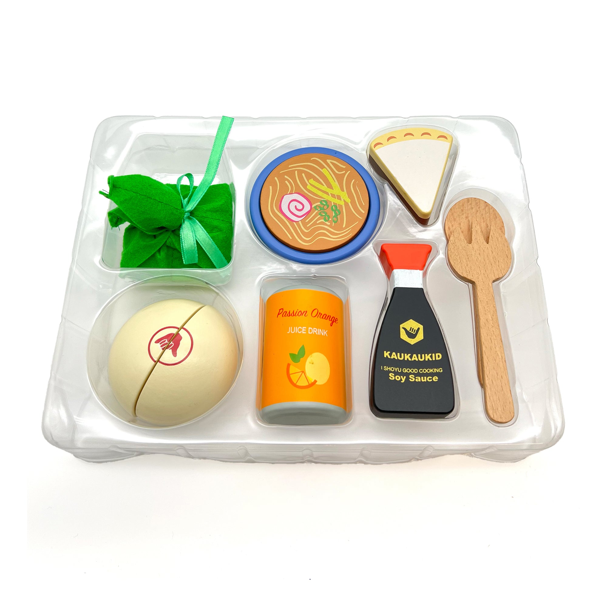 Pop-Up Mākeke - Keiki Kaukau - More Keiki Kaukau Wooden Play Food Set