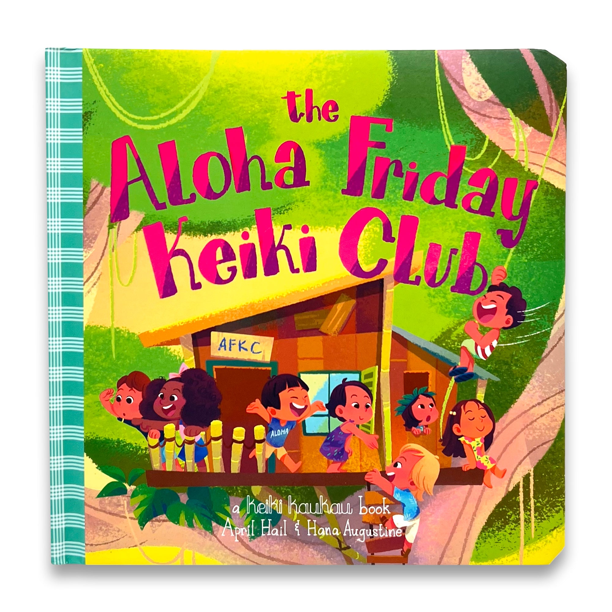 Pop-Up Mākeke - Keiki Kaukau - The Aloha Friday Keiki Club Board Book - Front View