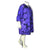 Pop-Up Mākeke - Kini Zamora - Puamelia Flare Sleeve Tunic Dress - Ube - Side View