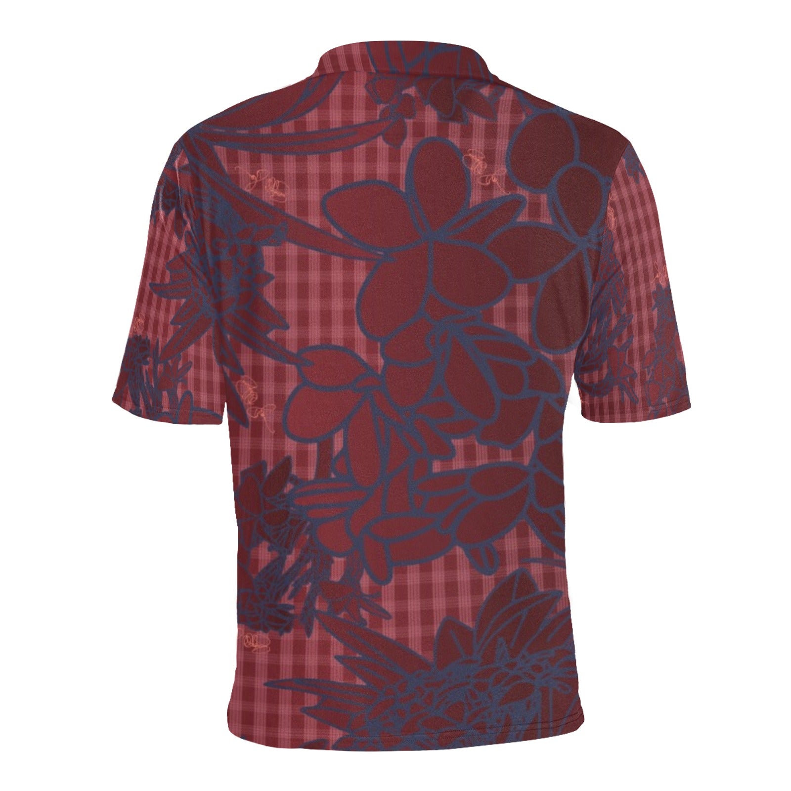 Pop-Up Mākeke - Kini Zamora - Puamelia Polo Shirt - Passion - Front View