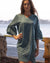 Pop-Up Mākeke - Kini Zamora - Silversword Flare Sleeve Tunic Dress - Blue