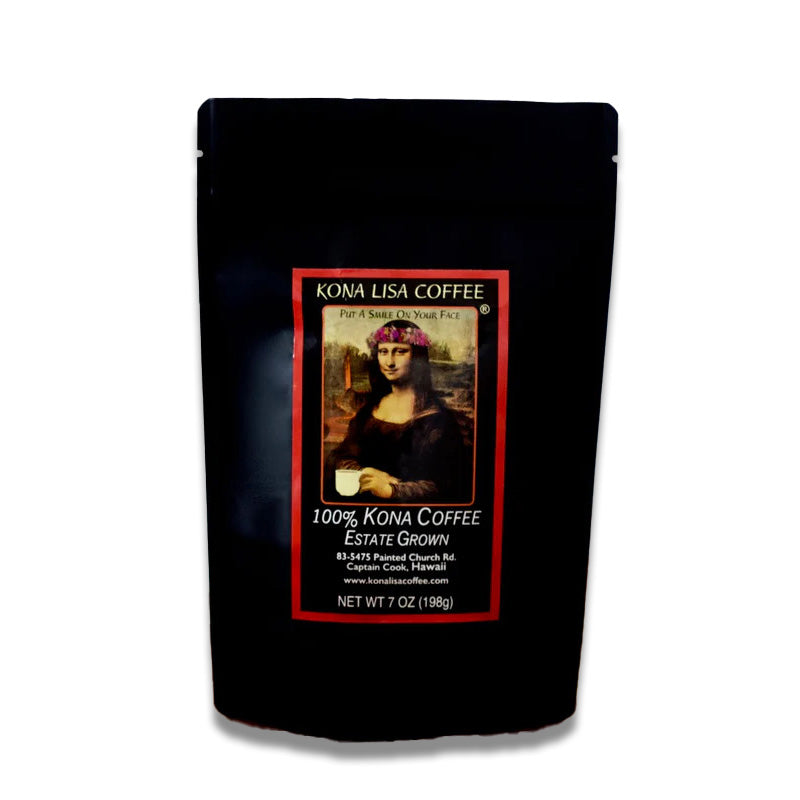 Pop-Up Mākeke - Kona Lisa Coffee - Macadamia Nut 7oz Whole Bean Coffee