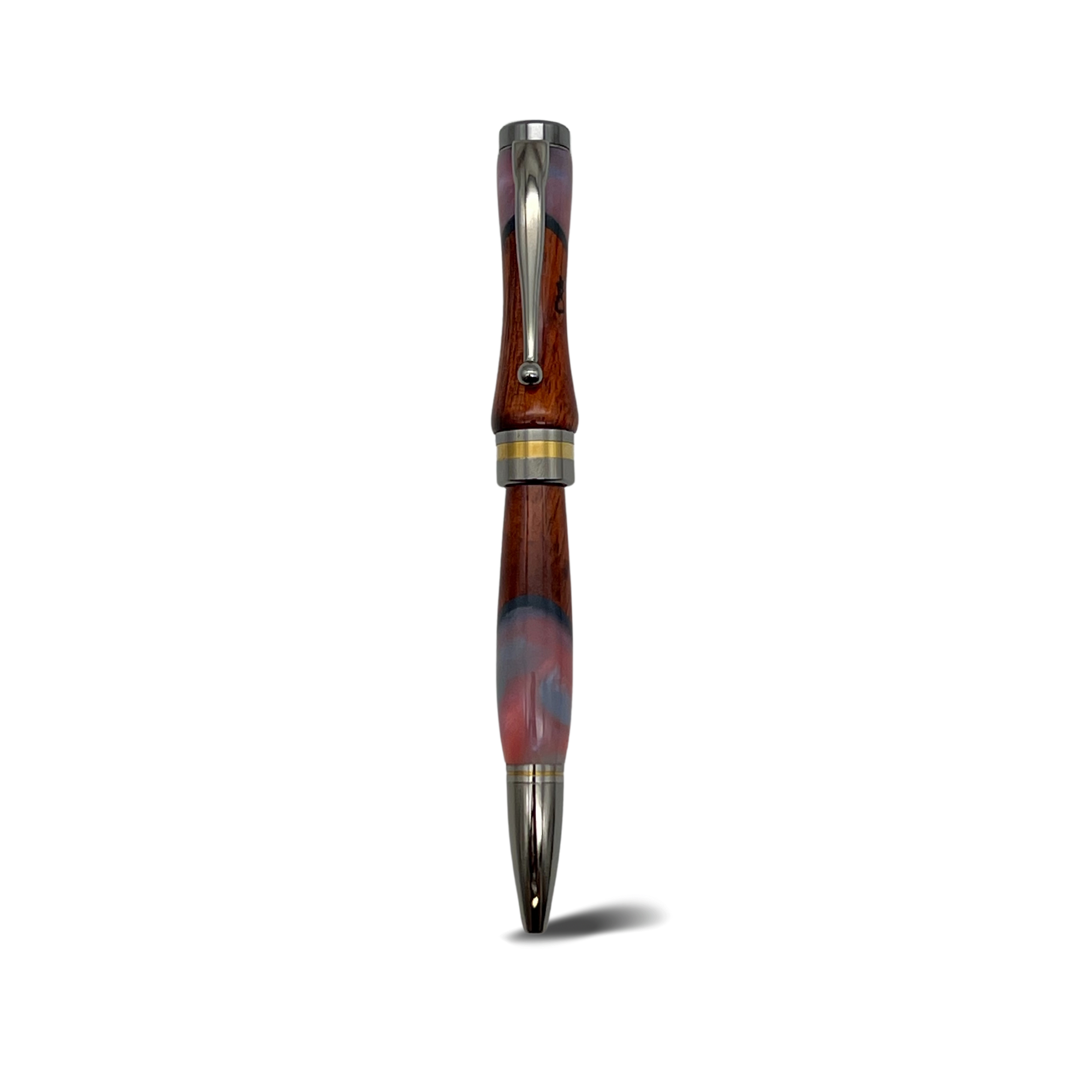 Pop-Up Mākeke - Lau Lau Woodworks - Designer Americana Ballpoint Pen - Style #2